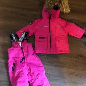 Girls 12 month snow suit